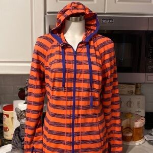 B womens Lukka long sleeve stretch zipper regular size hoodie XL. EUC